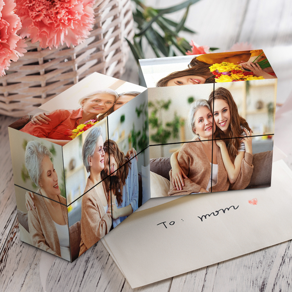 Custom Photo Cube Infinity Folding Cube for Father