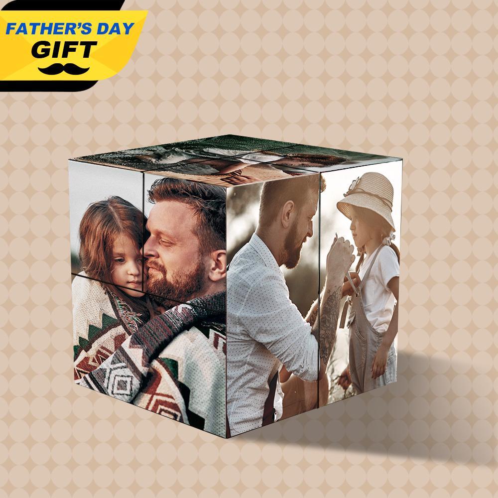 Father's Day Gifts Photo Rubic's Cube Foldable Personalized Folding Picture Rubic's Cube Gifts for Dad - GiftlabUS
