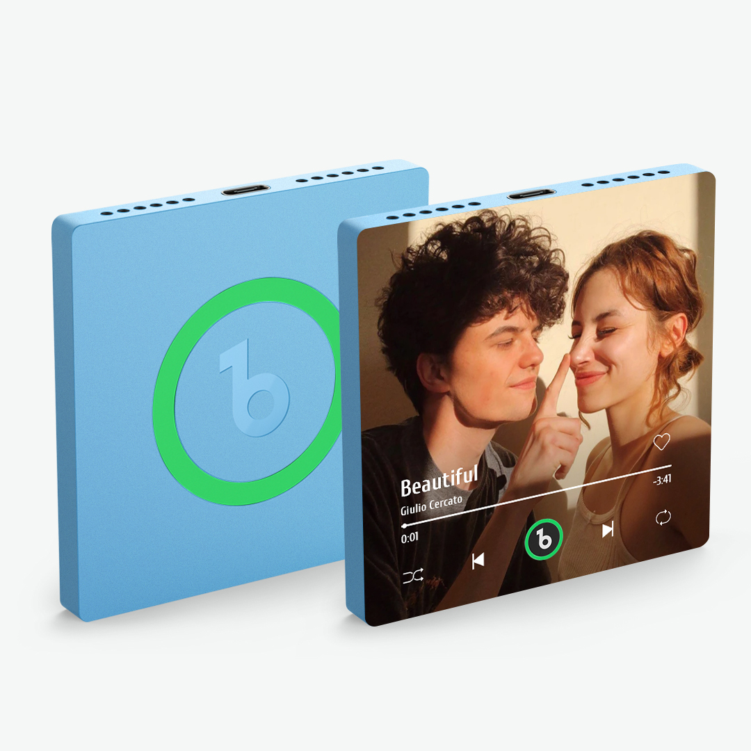 Custom Music And Photo Fridge Magnet Supports Bluetooth Connectivity