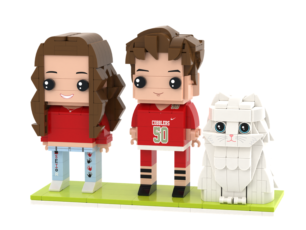 Personalized 1 People Fully Body People With Dog and Cat Pets Family Gifts