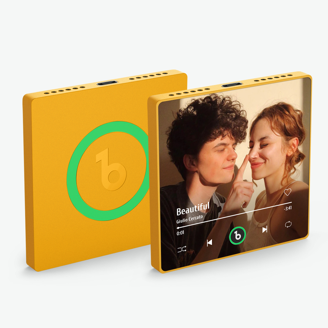 Custom Music And Photo Fridge Magnet Supports Bluetooth Connectivity