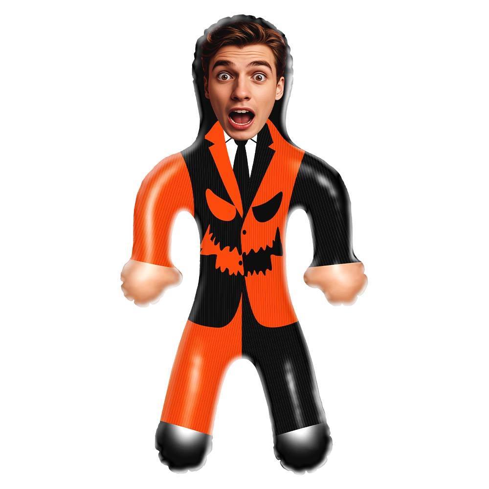 Mr. Pumpkin Air Minime Doll Custom Face Blow Up Doll For Him - Giftlab