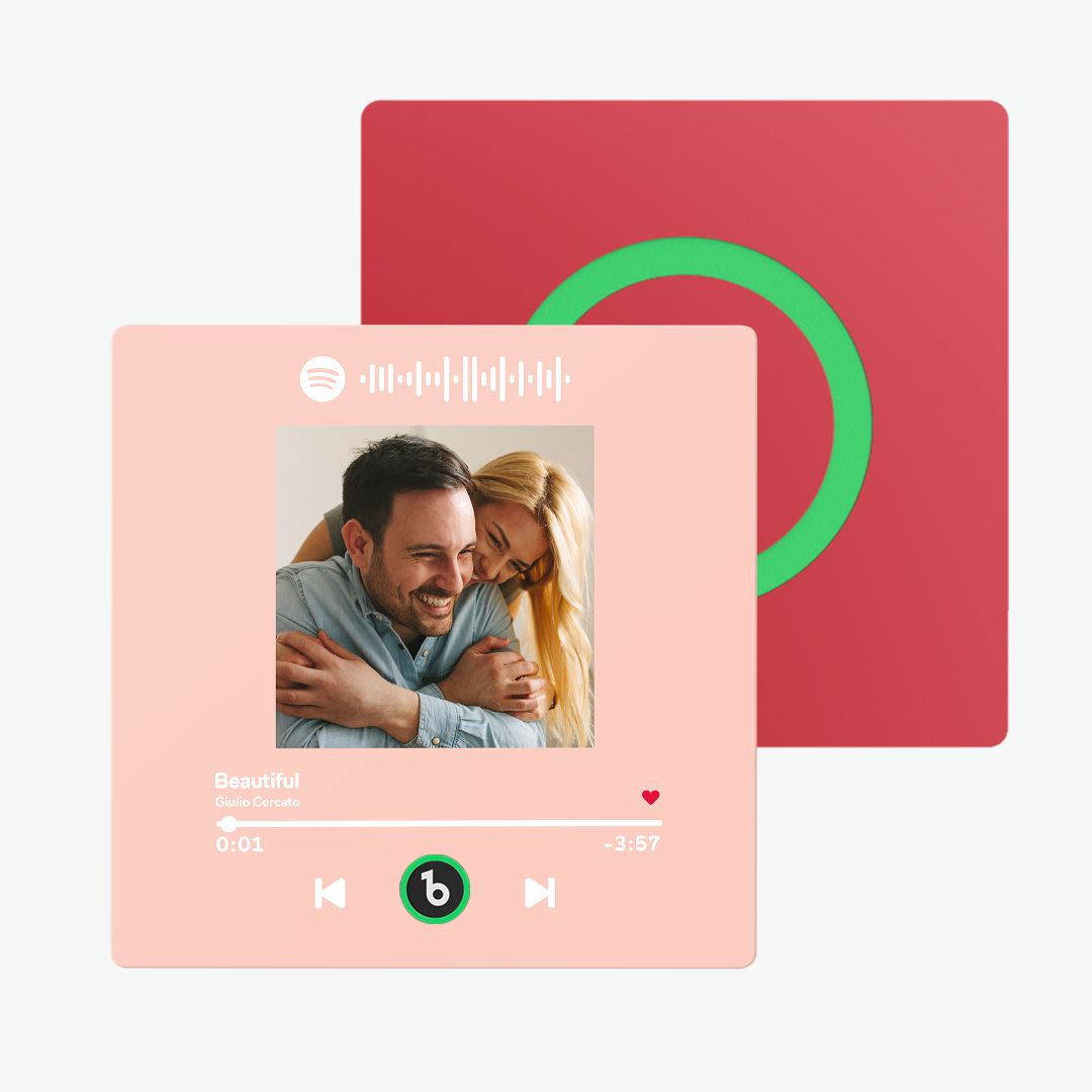 Custom Music Fridge Magnet with Photo Spotify Album Fridge Magnet That Can Be Played Colorful