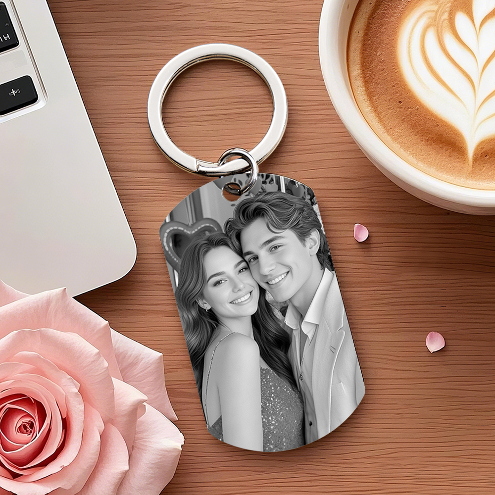 Father's Day Gifts Custom Photo Calendar Black The Moment You Became My Daddy - Giftlab