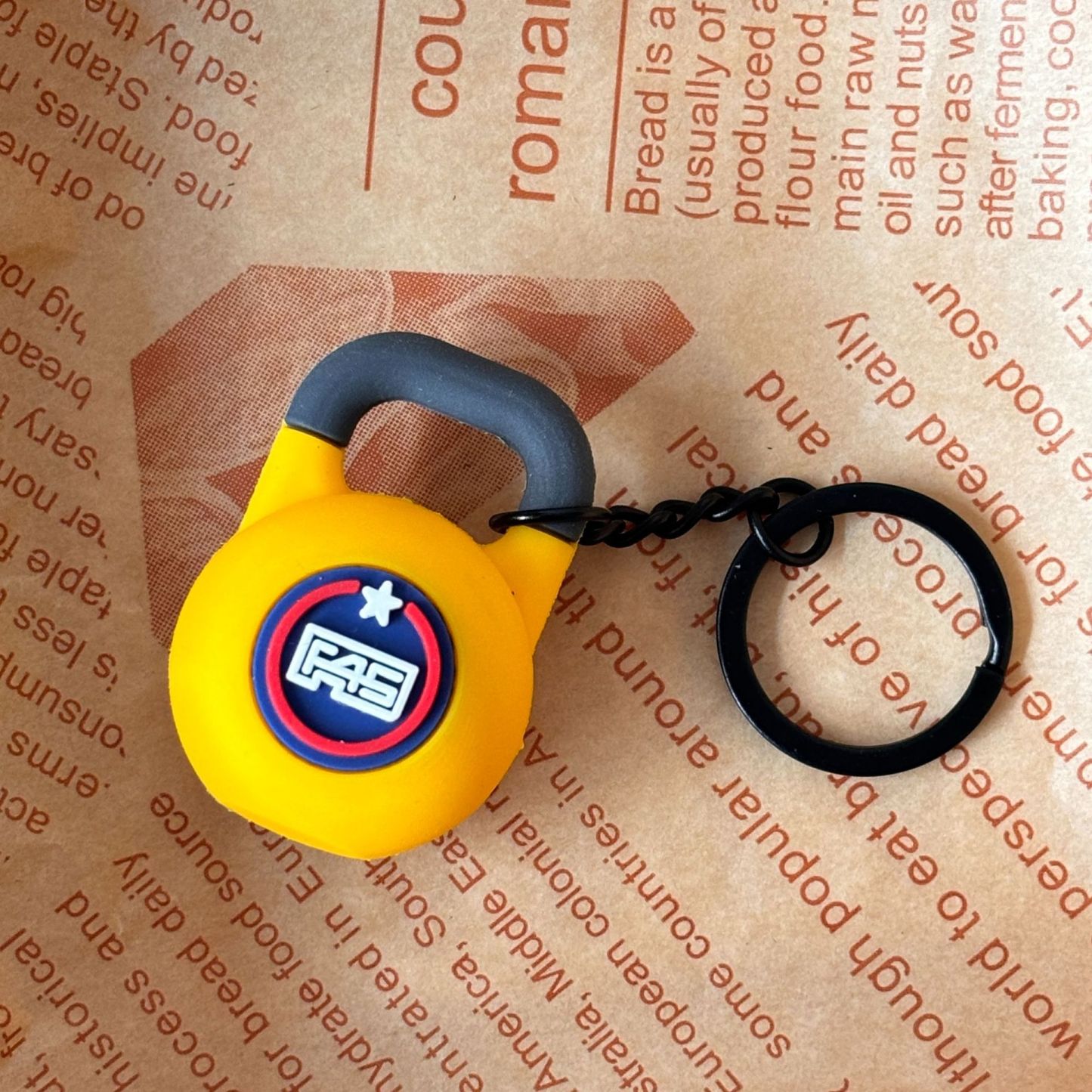 Bell Kettle Keychain Accessories Equipment Pendant Metal Mini Backpack Keychain