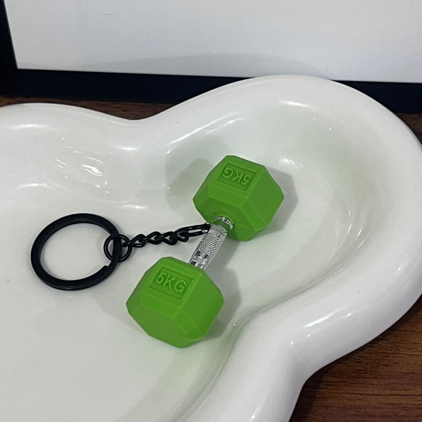 Weightlifting Dumbbells Keychain Accessories Equipment Mini Keychain