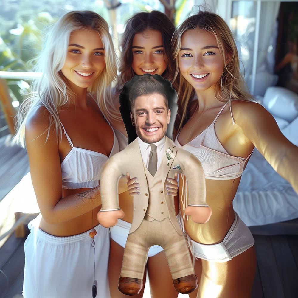Personalized Groom Blow Up Dolls Inflatable Doll for Funny Wedding Gifts - Giftlab