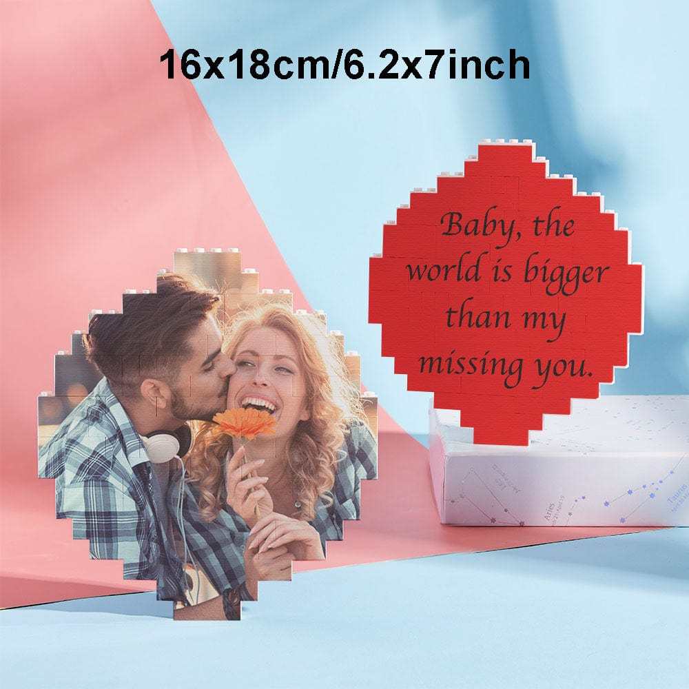 Custom Photo Building Brick Personalized Block Graduation Gifts for Friends - Giftlab