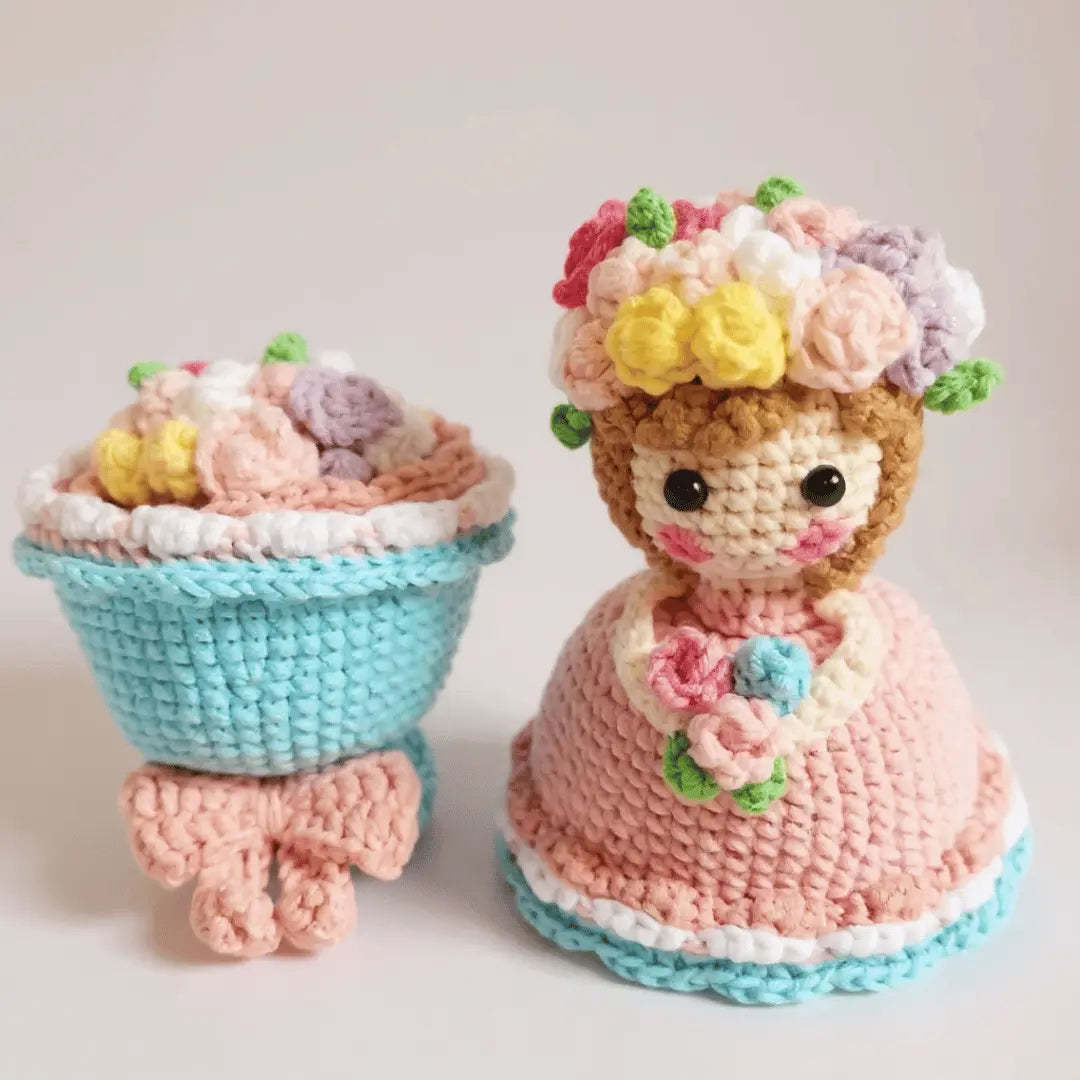 Hand-Woven Knitted Doll Bouquet Creative Gift Best Gifts For Her