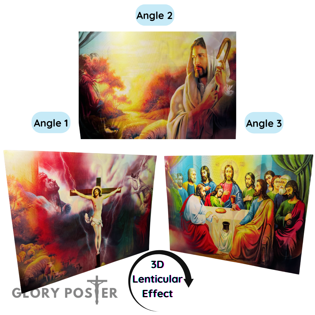 Jesus Lives – 3D Lenticular Sacred Art
