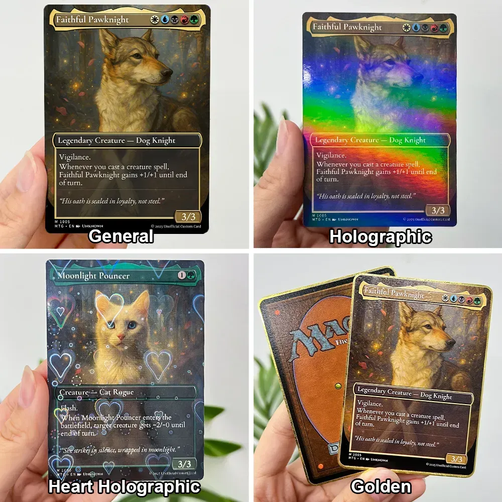 Custom Anime Pet Magic Card - MyCustomBrickFigures