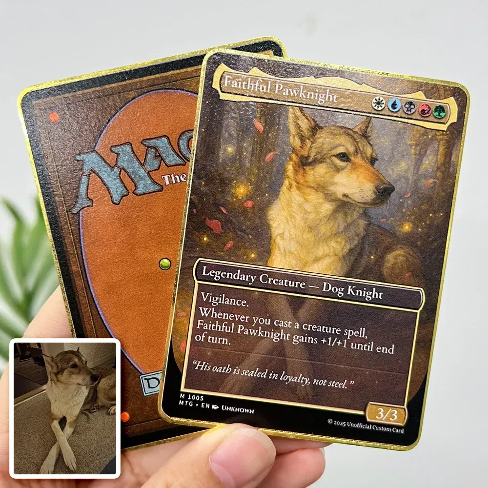 Custom Anime Pet Magic Card - MyCustomBrickFigures