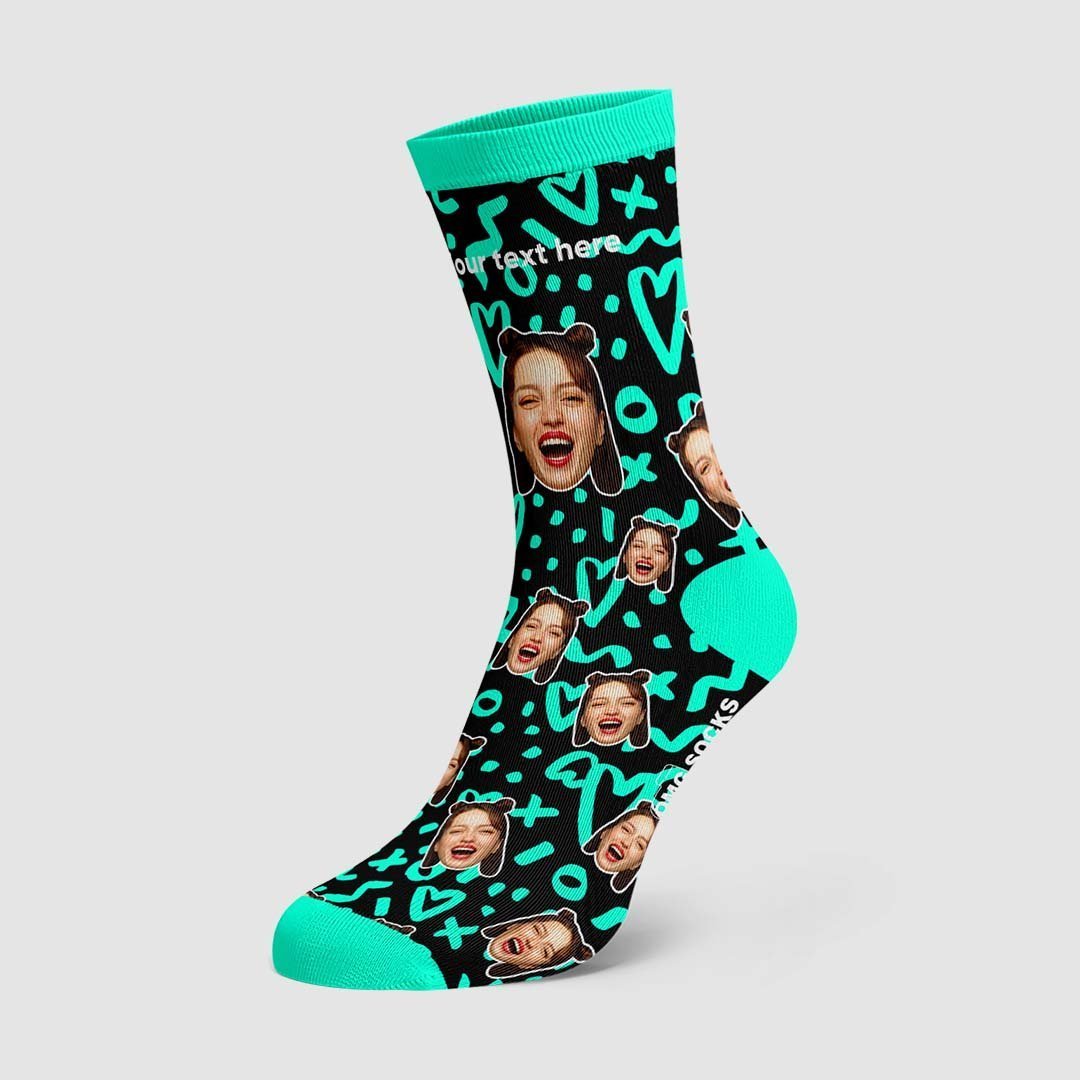 Photo Et Chaussettes De Lignes De Coeur - mademinefr