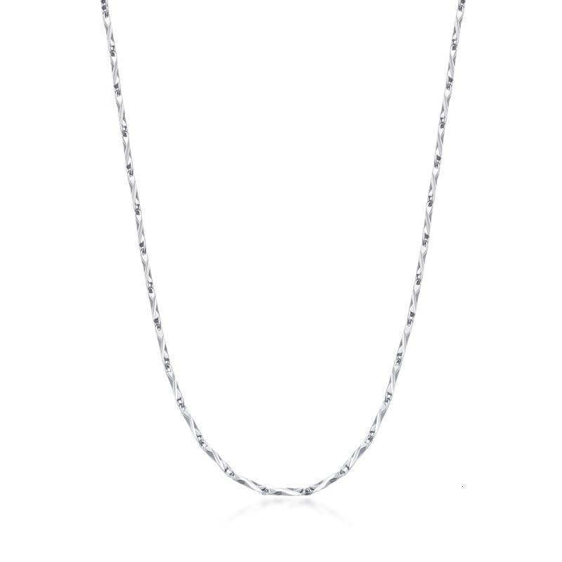 Collier De Chaîne À Maillons En Argent De 17,72 Pouces Pour Hommes Et Femmes - mademinefr