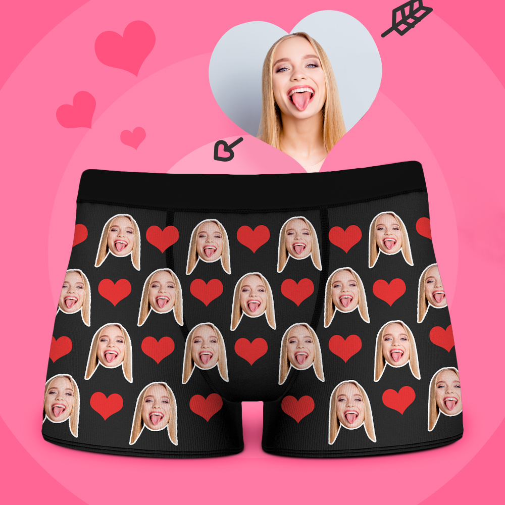 Boxer Personnalisé Pour Homme, Petit Ami Pour Anniversaire - mademinefr