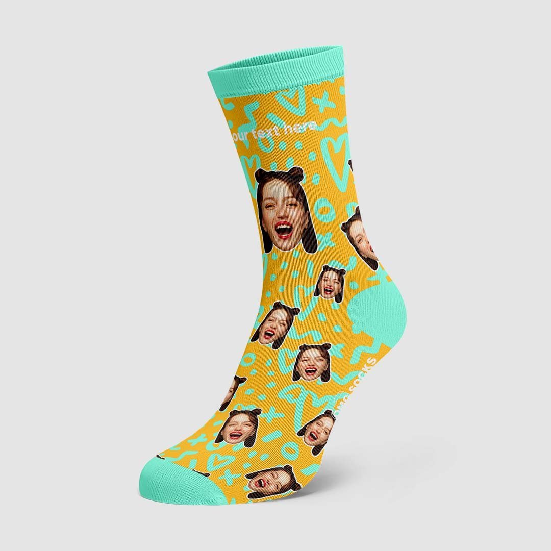 Photo Et Chaussettes De Lignes De Coeur - mademinefr