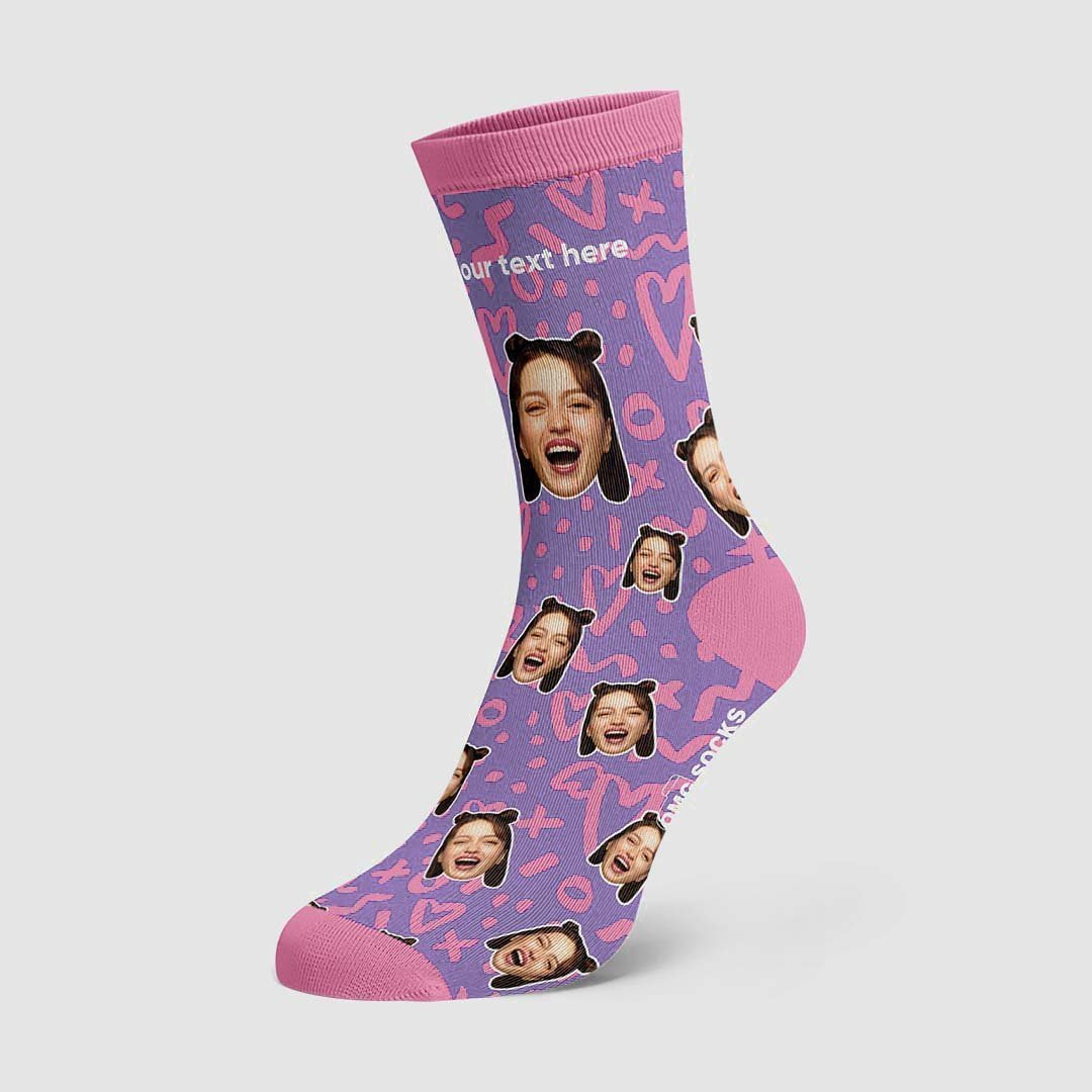 Photo Et Chaussettes De Lignes De Coeur - mademinefr