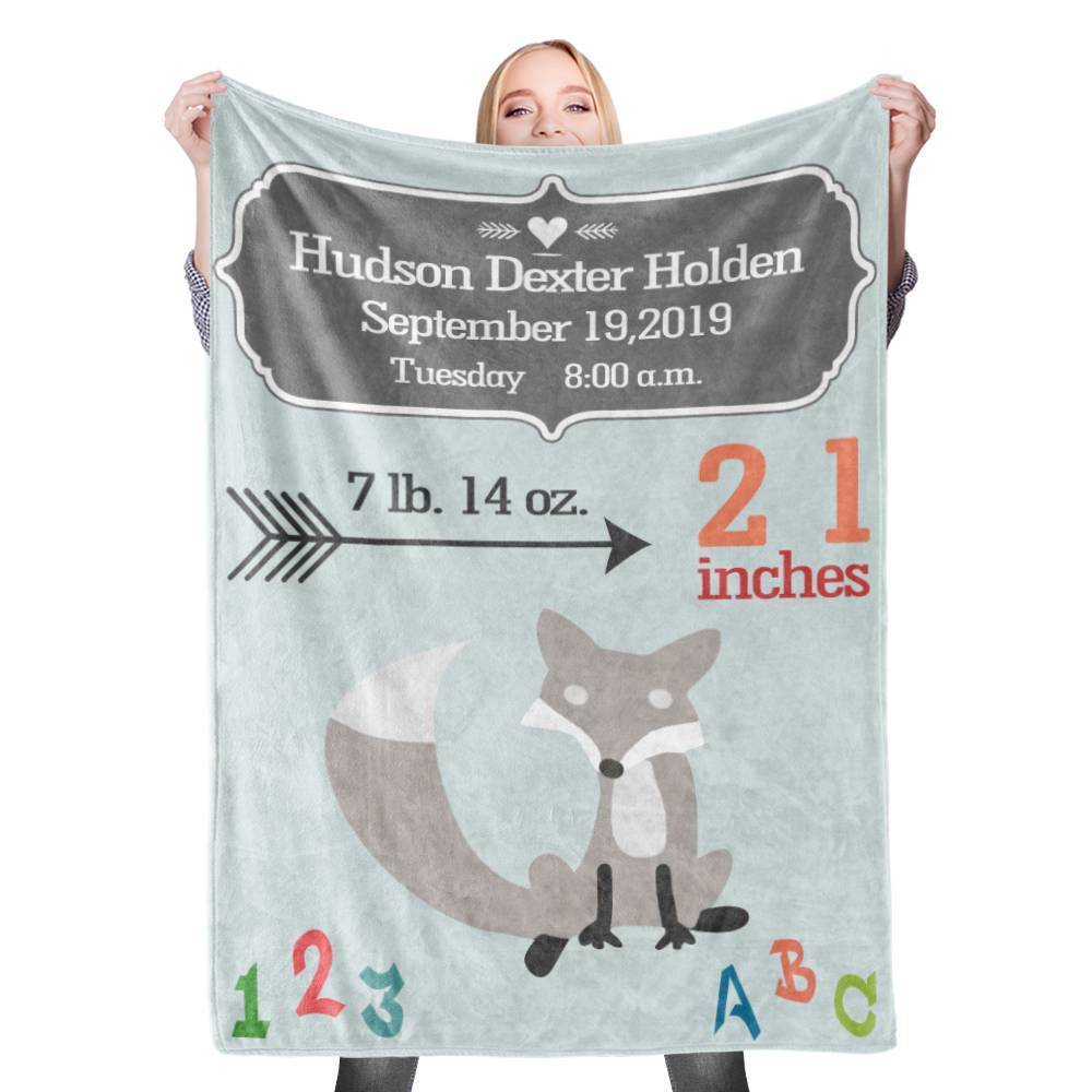 Couverture bébé personnalisée avec prénom Sport Couvertures de poussette avec prénom personnalisé Couverture d'emmaillotage personnalisée