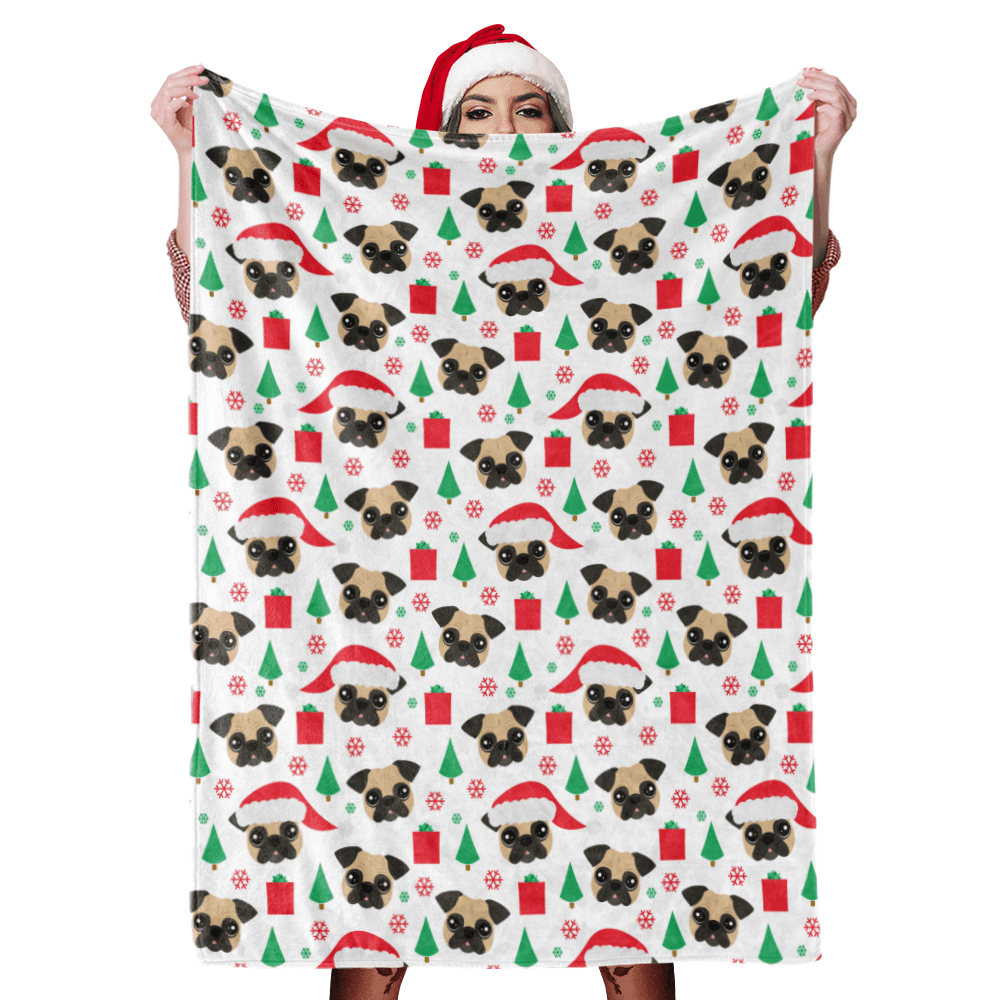 Couverture cadeau de Noël Couverture joyeux Noël Couverture polaire joyeuses vacances