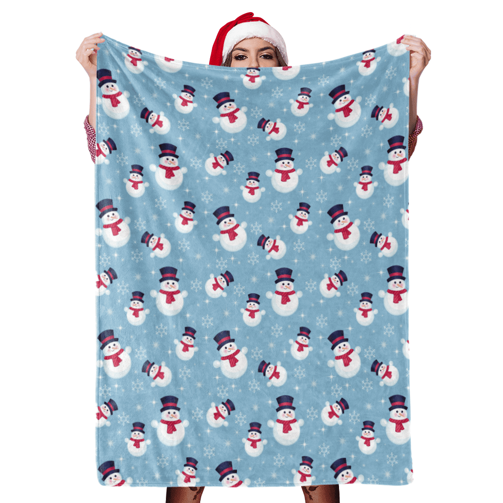 Couverture cadeau de Noël Couverture joyeux Noël Couverture polaire joyeuses vacances
