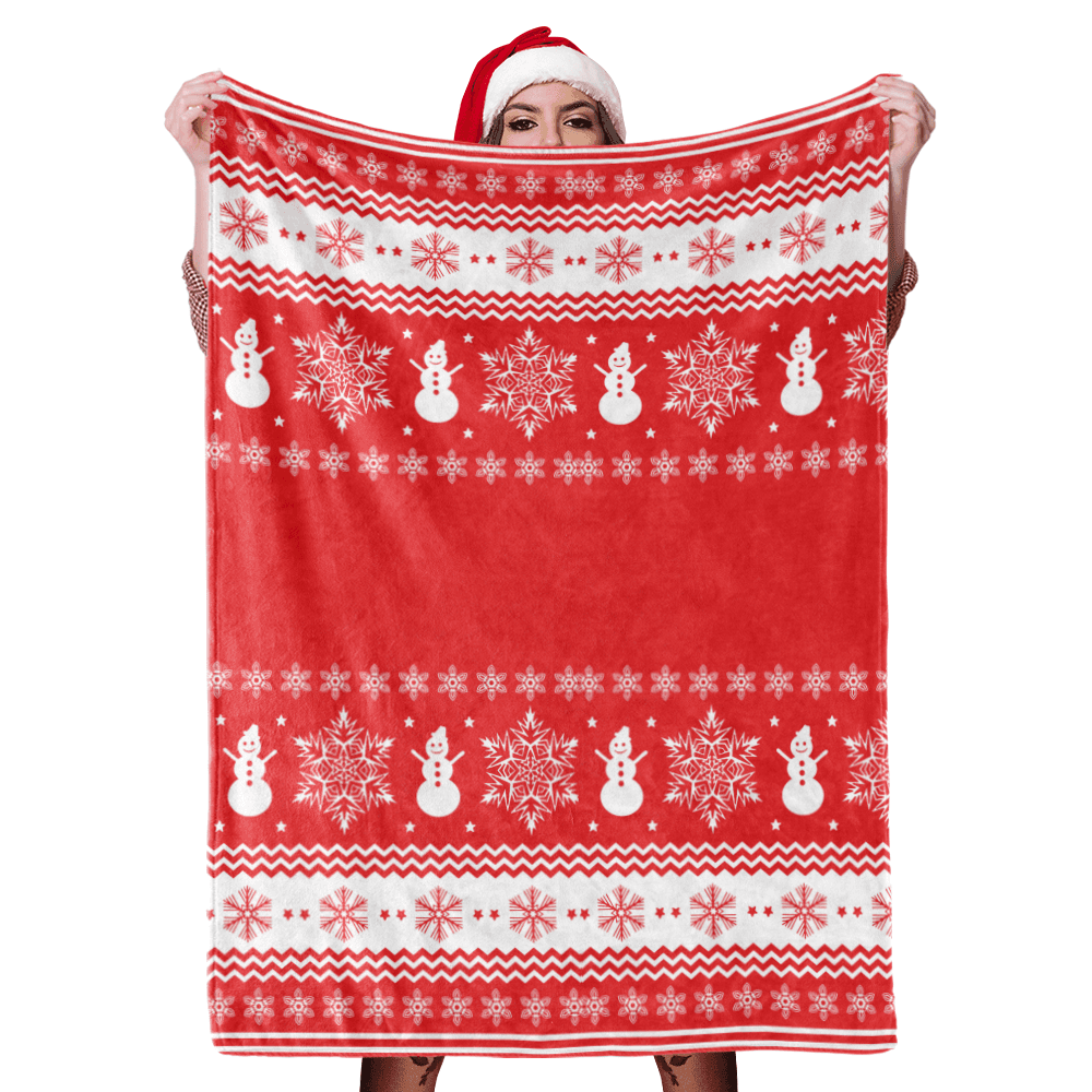 Couverture cadeau de Noël Couverture joyeux Noël Couverture polaire joyeuses vacances