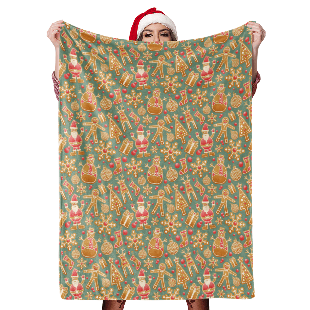 Couverture cadeau de Noël Couverture joyeux Noël Couverture polaire joyeuses vacances