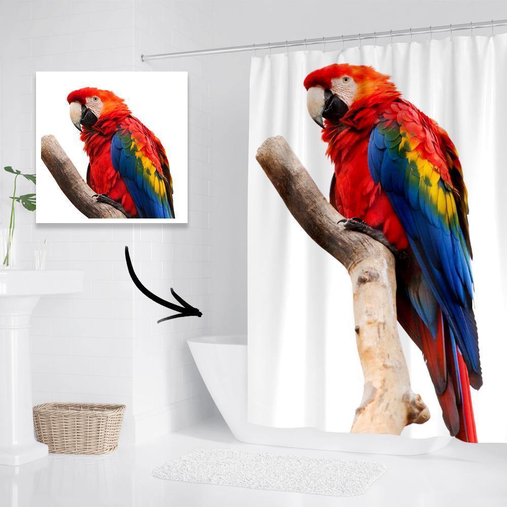 Personalized Shower Curtain Bathroom Decor Gift Memorial Gifts 168*183cm - mademinefr