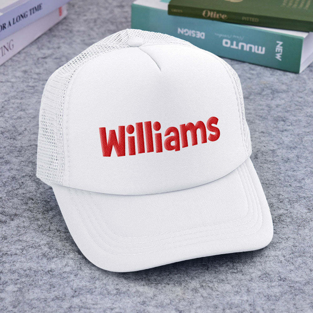 Chapeau De Camionneur Personnalisé À Imprimé Bouffant, Casquettes De Camionneur En Mousse Sensibles À La Température - mademinefr