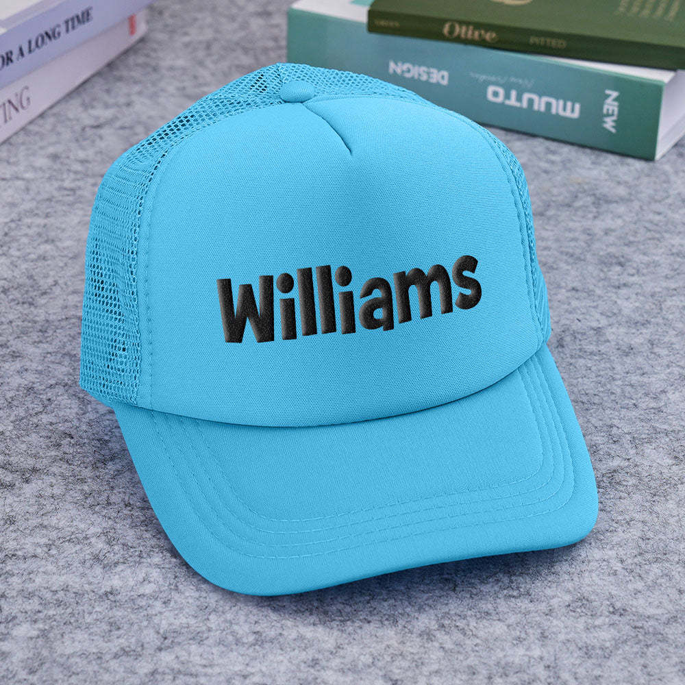 Chapeau De Camionneur Personnalisé À Imprimé Bouffant, Casquettes De Camionneur En Mousse Personnalisées Pour Adultes - mademinefr