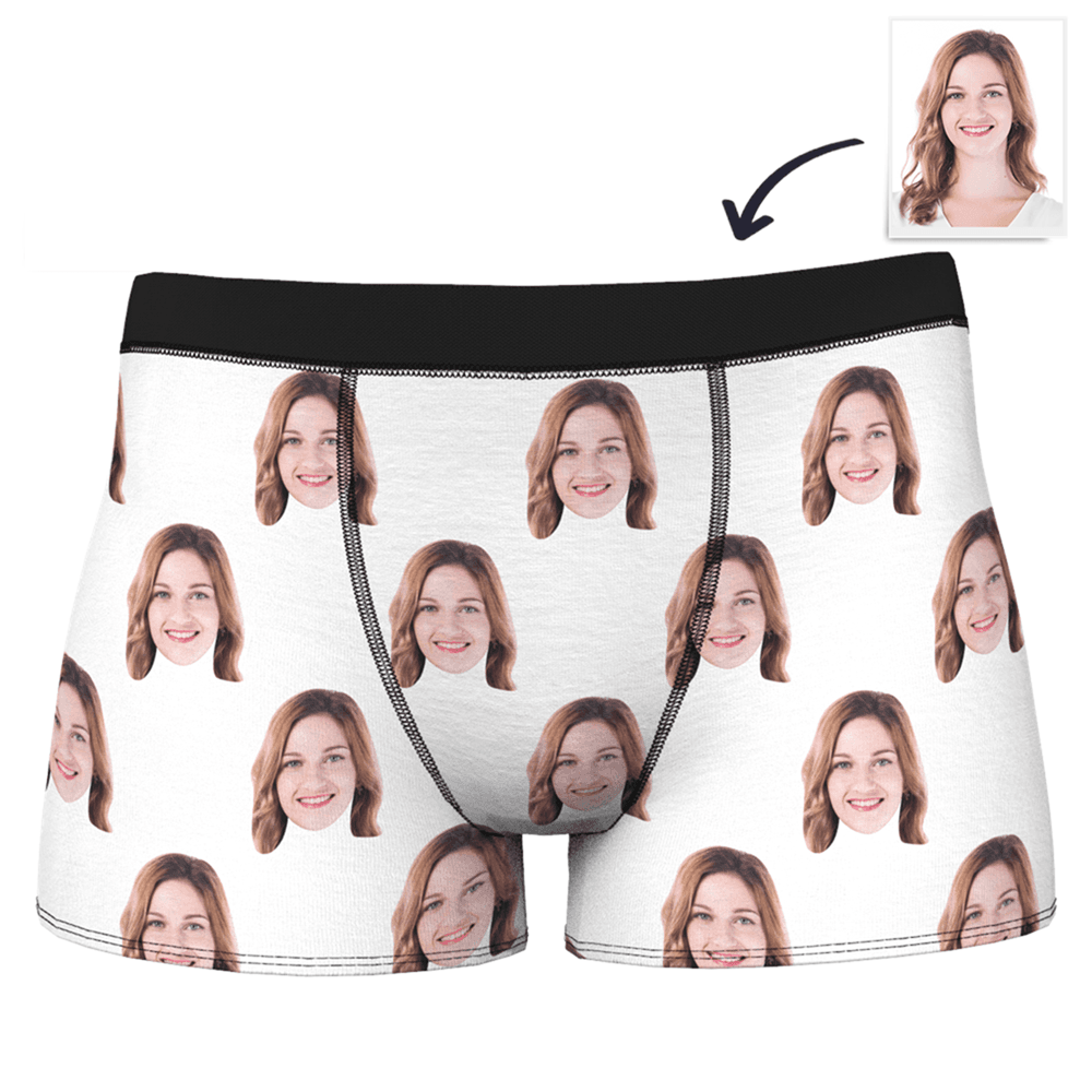 Caleçon Coloré en Visage Culotte Personnalisé pour Homme  - MadeMine
