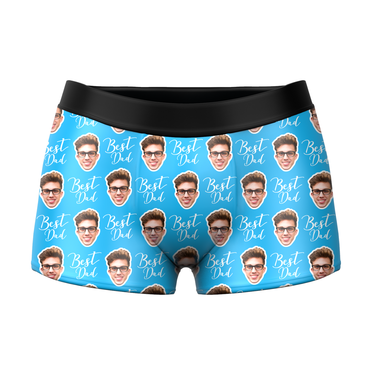 Meilleur Papa  Caleçon en Visage Culotte Personnalisé pour Homme  - MadeMine