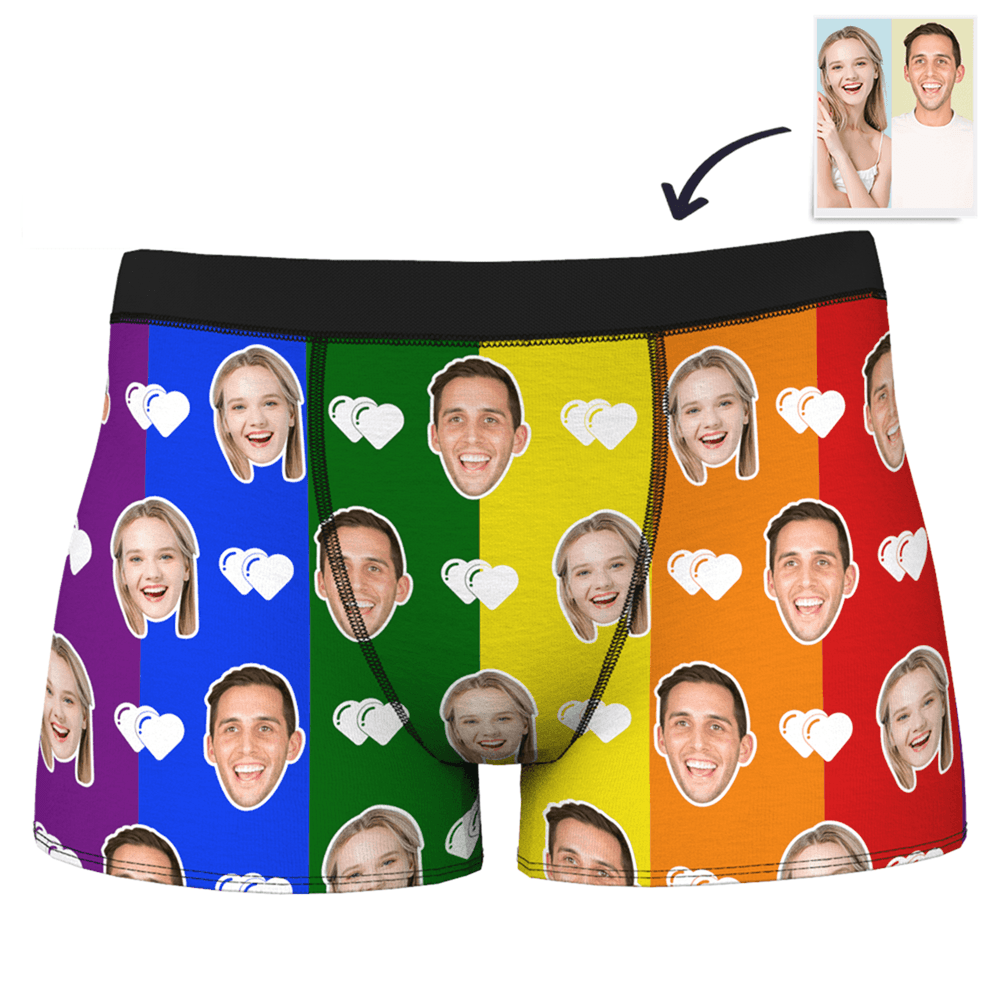 Fierté  Caleçon en Visage Culotte Personnalisé pour Homme  - MadeMine