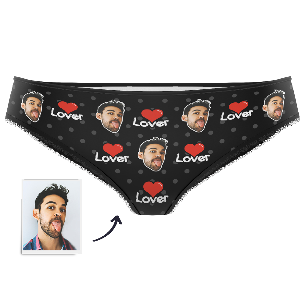Culotte Coloré en Visage Personnalisé pour Femme-Amoureux - MadeMine