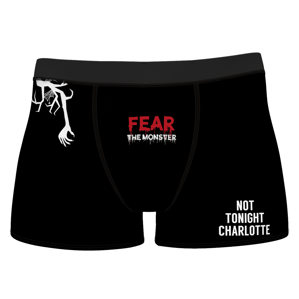 Peur d'Halloween Culotte  Personnalisé Monstre Culotte   - MadeMine