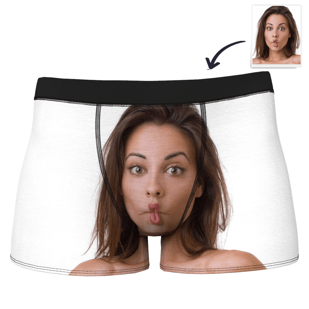Drôle  Caleçon en Visage Culotte Personnalisée pour Femme  - MadeMine