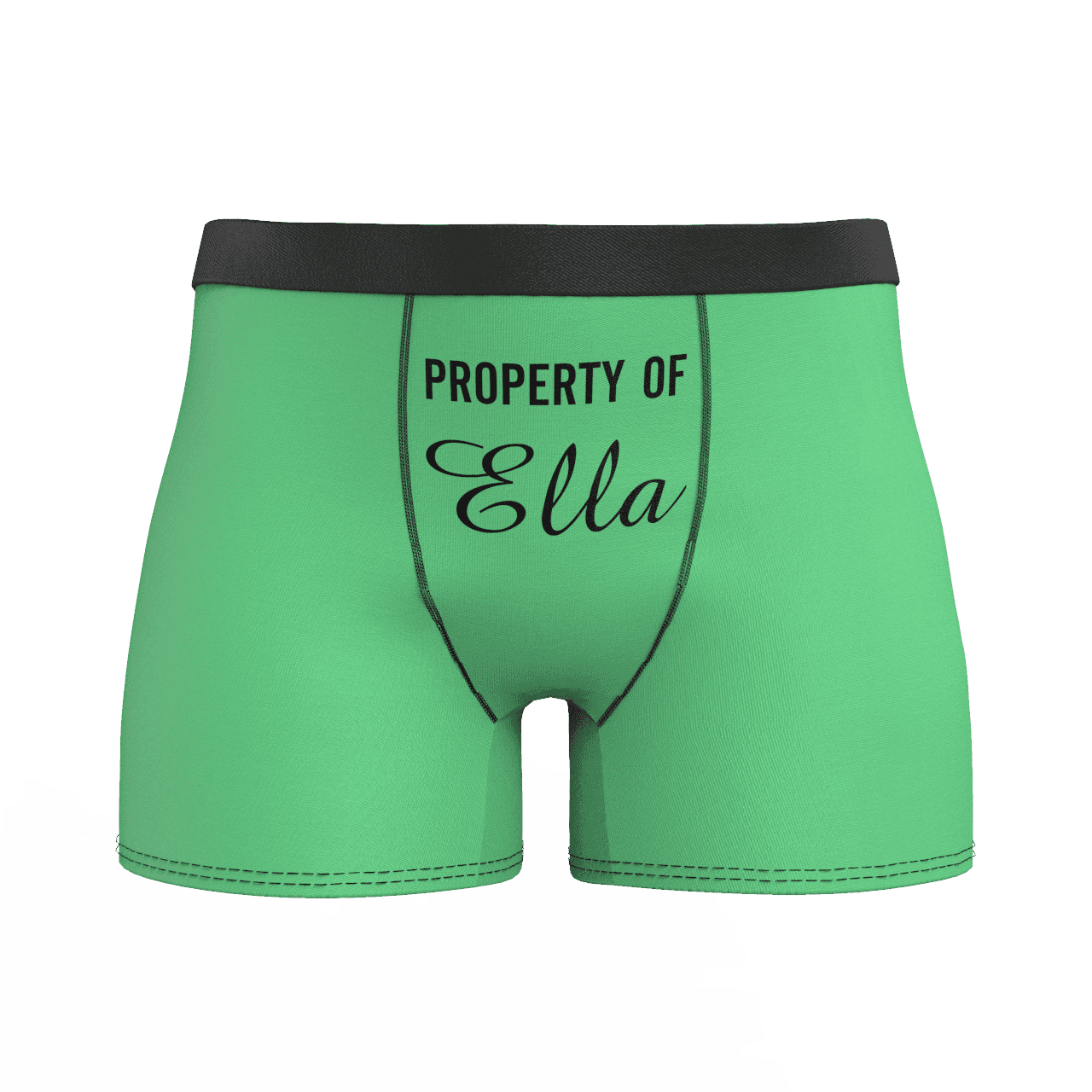 Caleçons  Personnalisé en Prénom "Property of " Culotte pour Homme - MadeMine