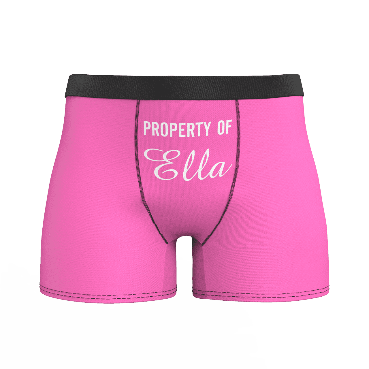 Caleçons  Personnalisé en Prénom "Property of " Culotte pour Homme - MadeMine