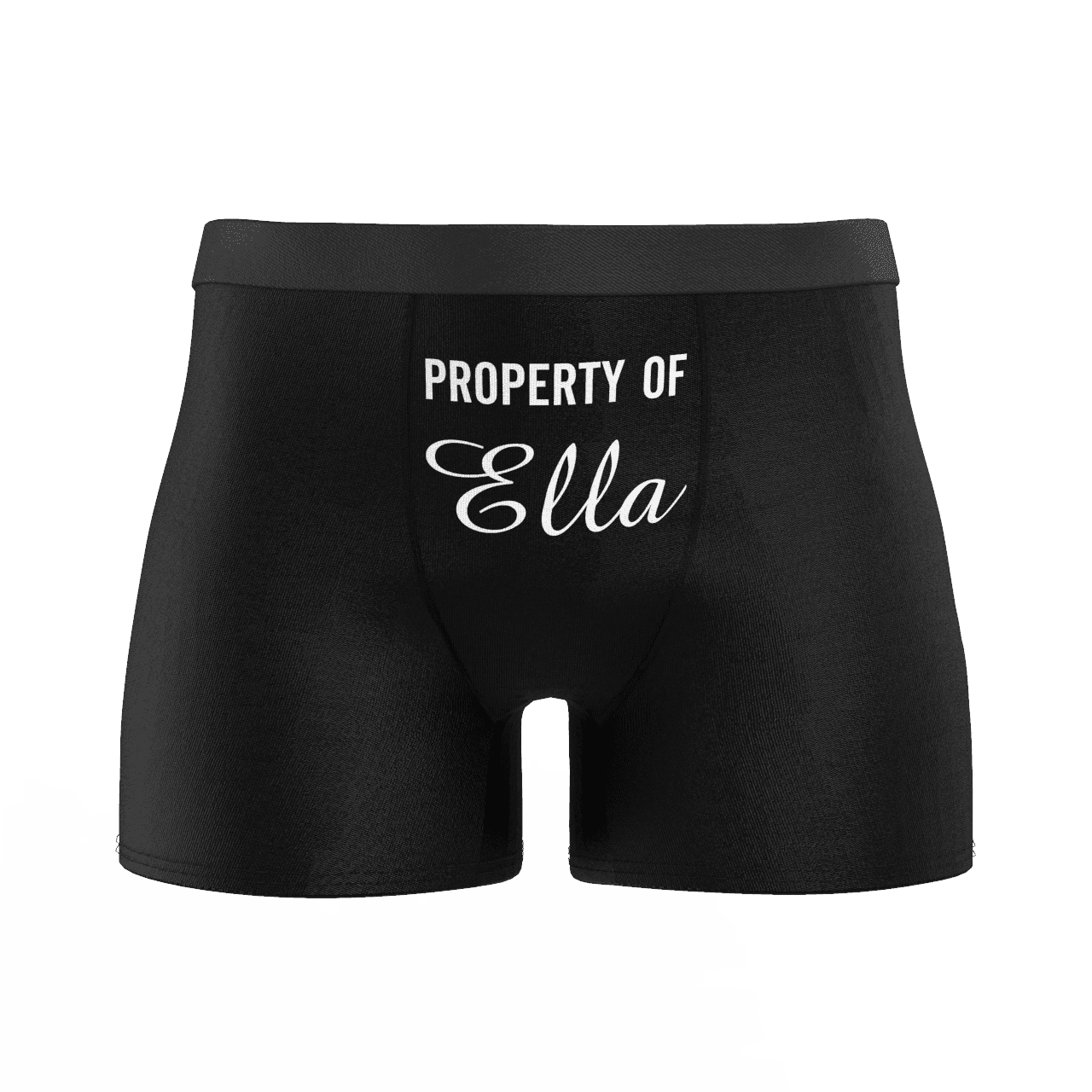 Caleçons  Personnalisé en Prénom "Property of " Culotte pour Homme - MadeMine