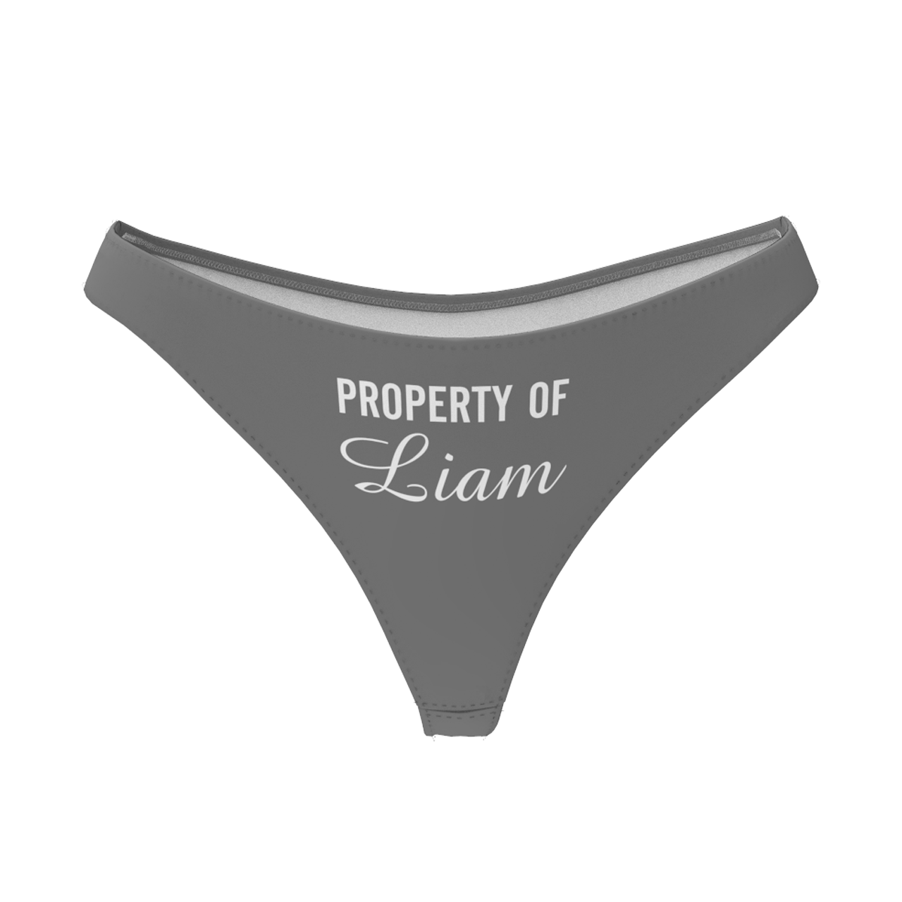 Sous-vêtements Personnalisé en Prénom  "Property of "  Culotte String pour Femme - MadeMine