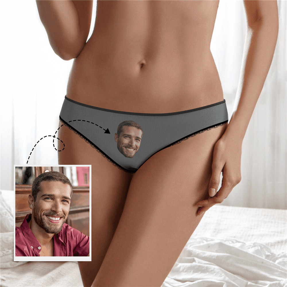 Culotte Personnalisé en Visage  Caleçon  Couple  pour  Femme - MadeMine