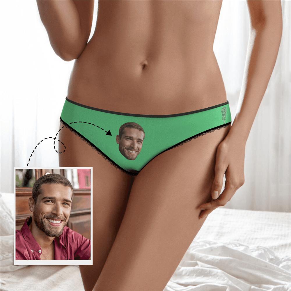 Culotte Personnalisé en Visage  Caleçon  Couple  pour  Femme - MadeMine