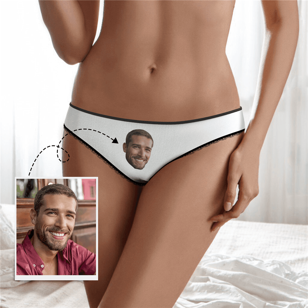 Culotte Personnalisé en Visage  Caleçon  Couple  pour  Femme - MadeMine