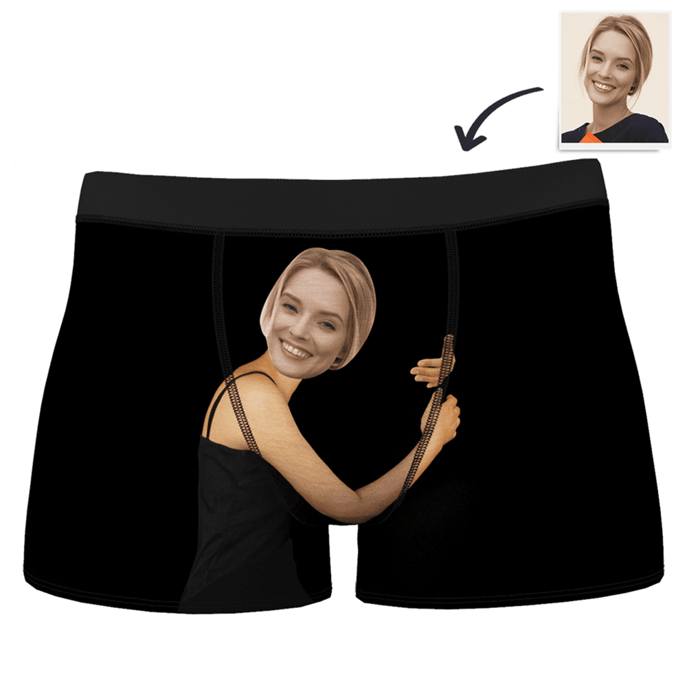 Câlin de Copine Caleçon  Culotte Personnalisé -Peau Brune - MadeMine