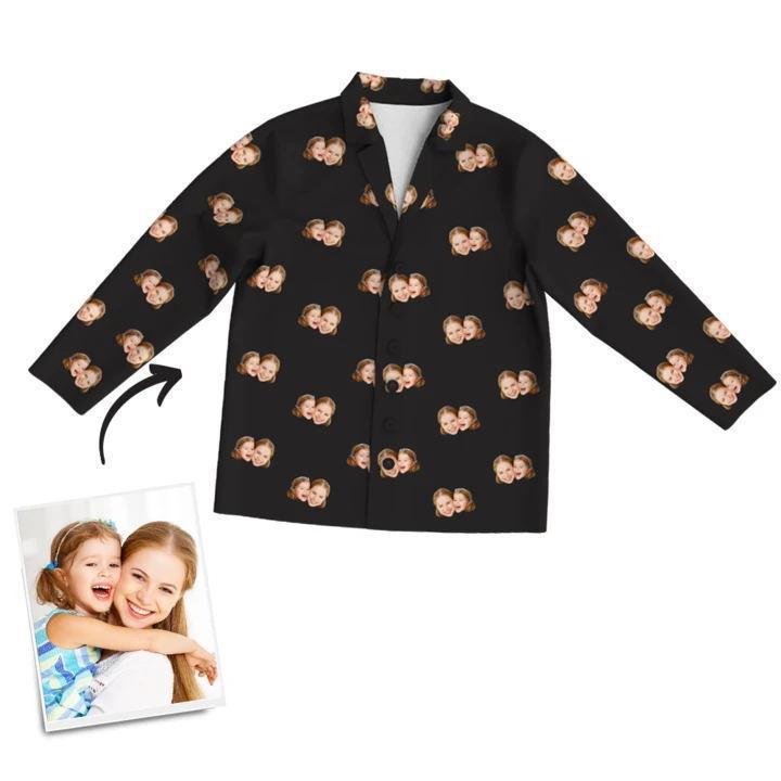 Pyjama Multicolore Visage Personnalisé - mademinefr