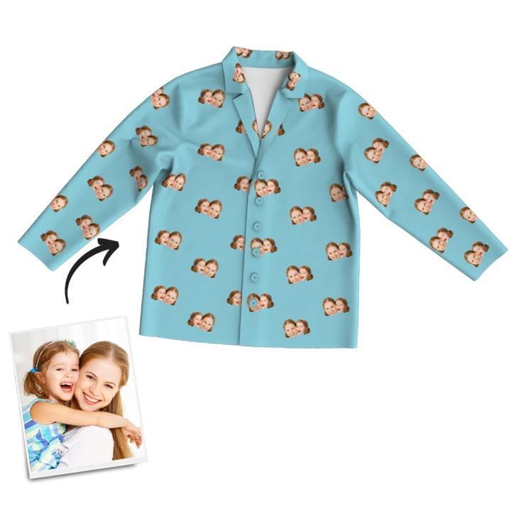 Pyjama Multicolore Visage Personnalisé - mademinefr