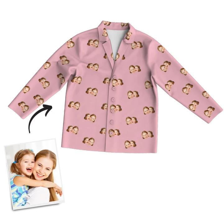 Pyjama Multicolore Visage Personnalisé - mademinefr