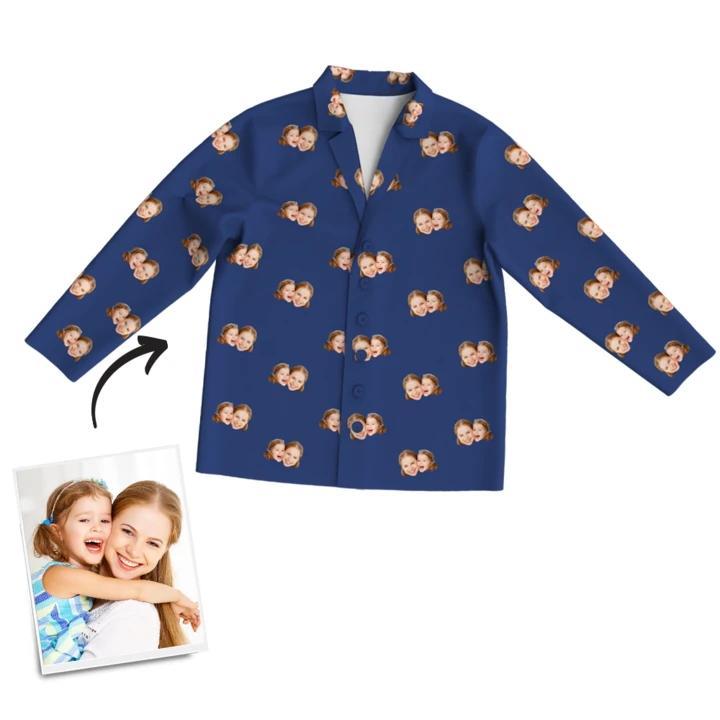 Pyjama Multicolore Visage Personnalisé - mademinefr