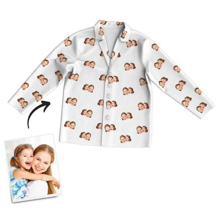 Pyjama Multicolore Visage Personnalisé - mademinefr