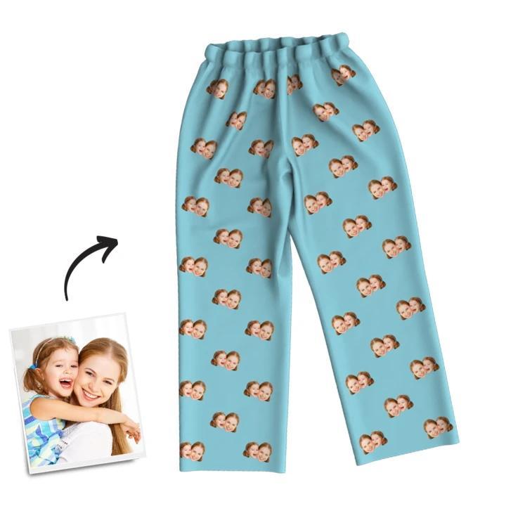 Pyjama Multicolore Visage Personnalisé - mademinefr