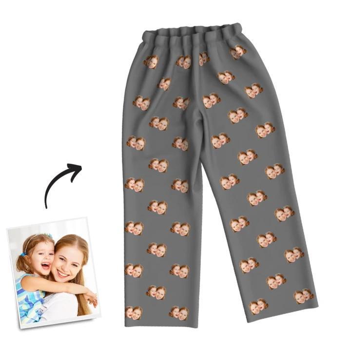 Pyjama Multicolore Visage Personnalisé - mademinefr